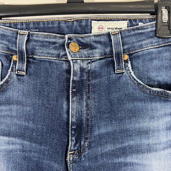 Adriano Goldschmeid Farrah Ankle Dark Wash Skinny Jeans Size 29 Style PW33418 - Picture 7 of 12